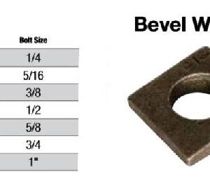Bevel Washer