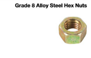 Grade 8 Alloy Steel Hex Nuts