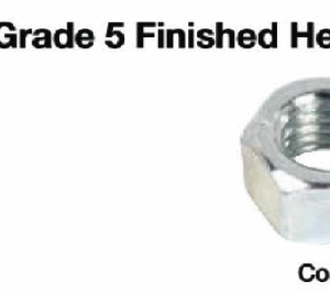 Grade 5 Finished Hex Nuts