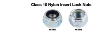 Class 10 Nylon Insert Lock Nuts
