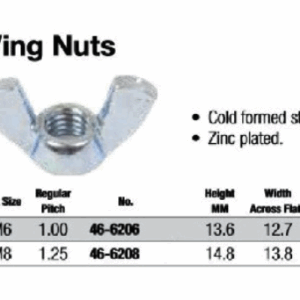 Wing Nuts (Metric)