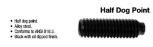 Half Dog Point Socket Set Screws